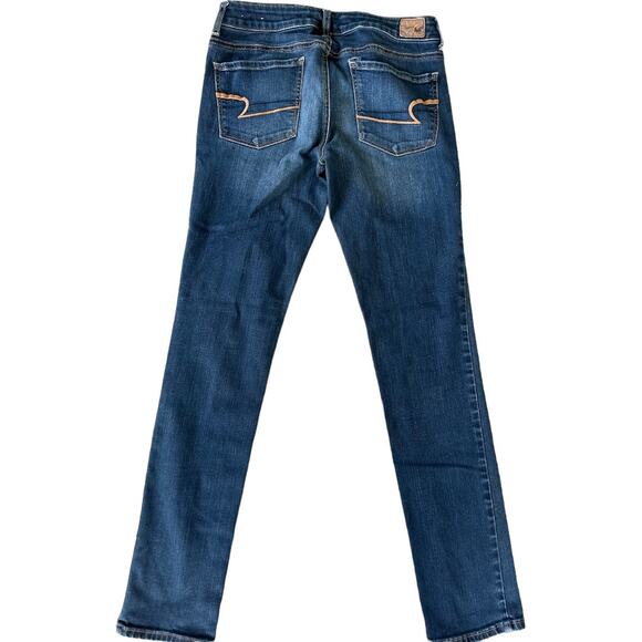 EUC American Eagle Outfitters Stretch Skinny Jeans Size 8 regular - Picture 1 of 6